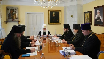 Святейший Патриарх Кирилл возглавил работу Архиерейского совета Московской митрополии