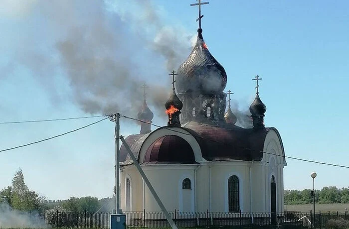 В результате атаки ВСУ пострадал храм великомученика Георгия Победоносца В результате атаки ВСУ пострадал храм великомученика Георгия Победоносца