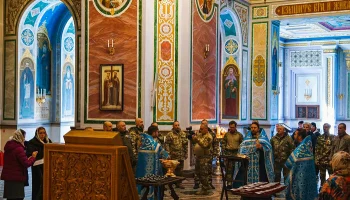 В Симферополе отслужен молебен за воинов бригады «Днепр»