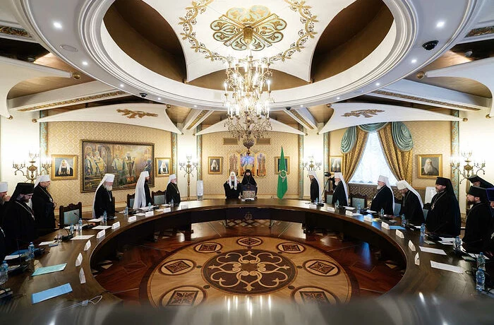 Святейший Патриарх Кирилл возглавил работу Высшего Церковного Совета Святейший Патриарх Кирилл возглавил работу Высшего Церковного Совета