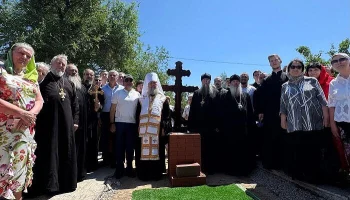 Состоялась закладка храма-памятника в честь новомучеников Чимкентских